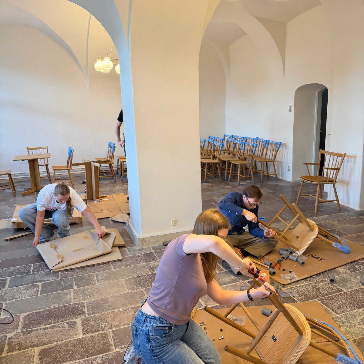 Ehrenamtlicher Helfer auf Schloss Marienlyst