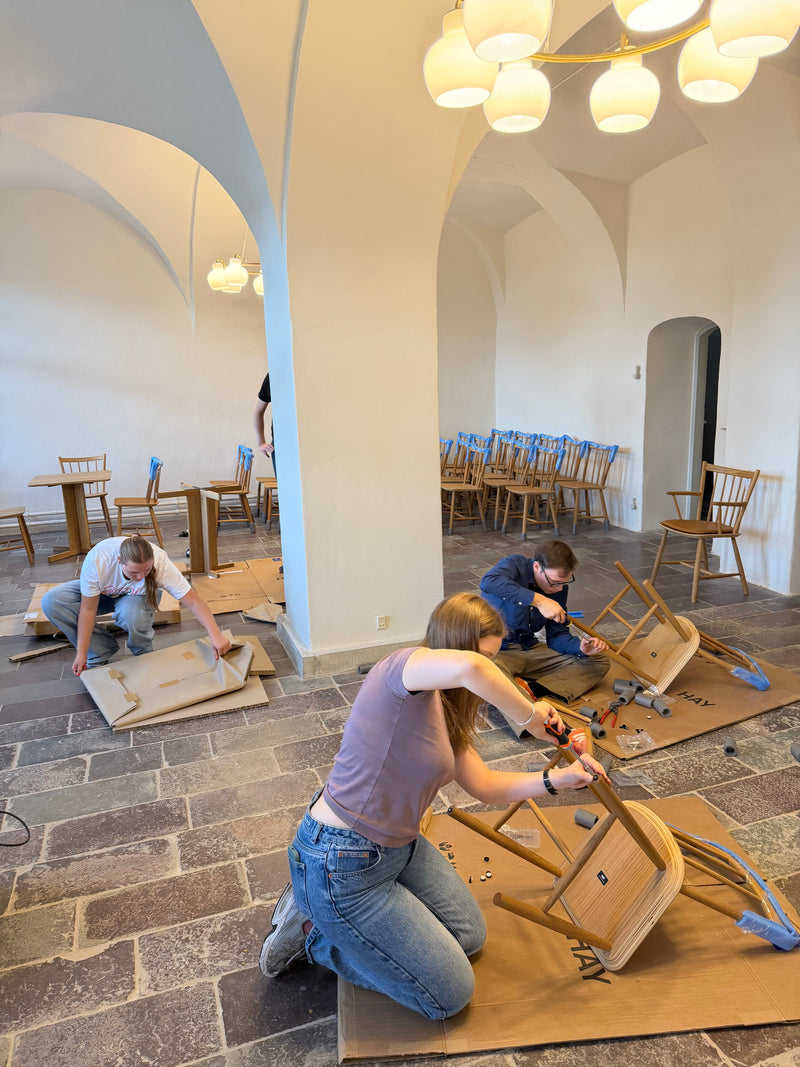 Ehrenamtlicher Helfer auf Schloss Marienlyst