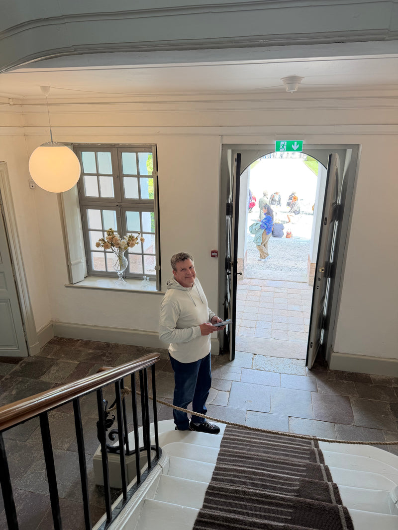 Ehrenamtlicher Helfer auf Schloss Marienlyst