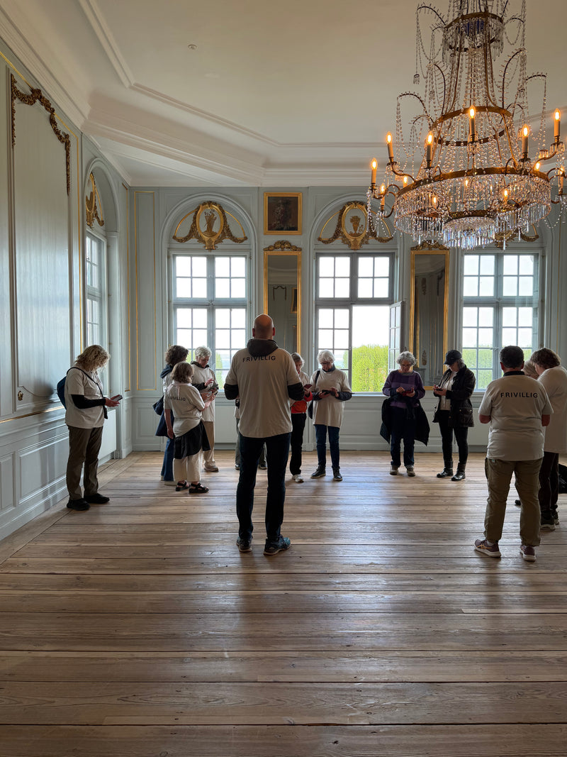 Ehrenamtlicher Helfer auf Schloss Marienlyst