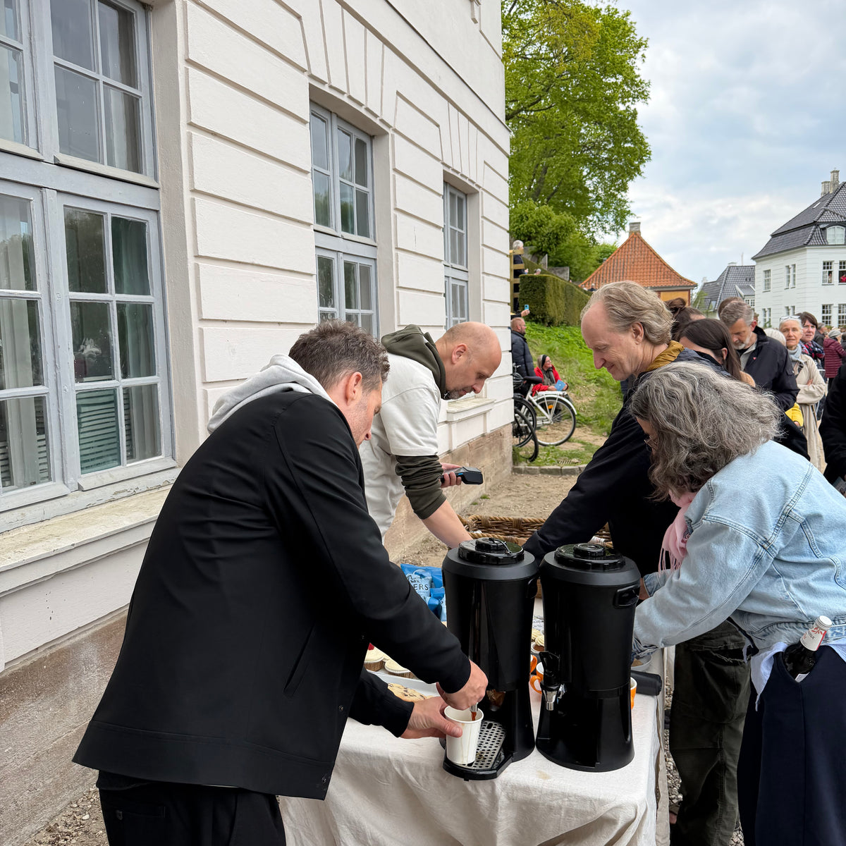 Ehrenamtlicher Helfer auf Schloss Marienlyst
