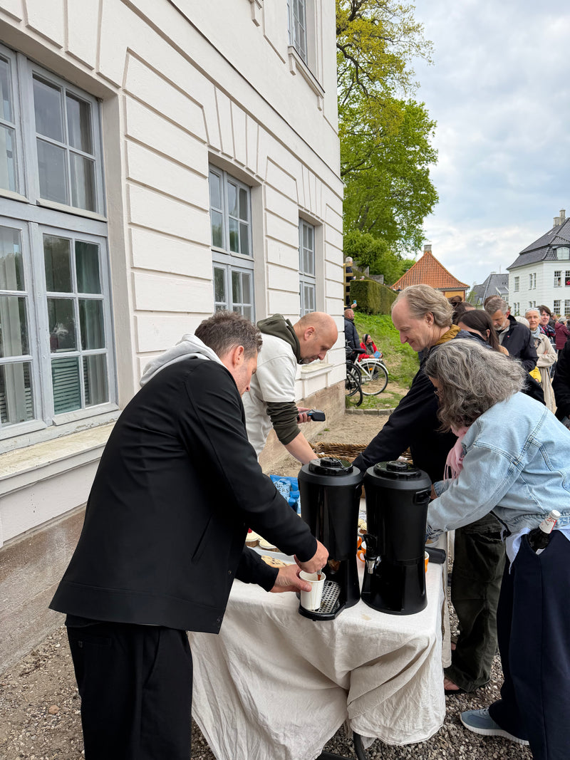 Ehrenamtlicher Helfer auf Schloss Marienlyst