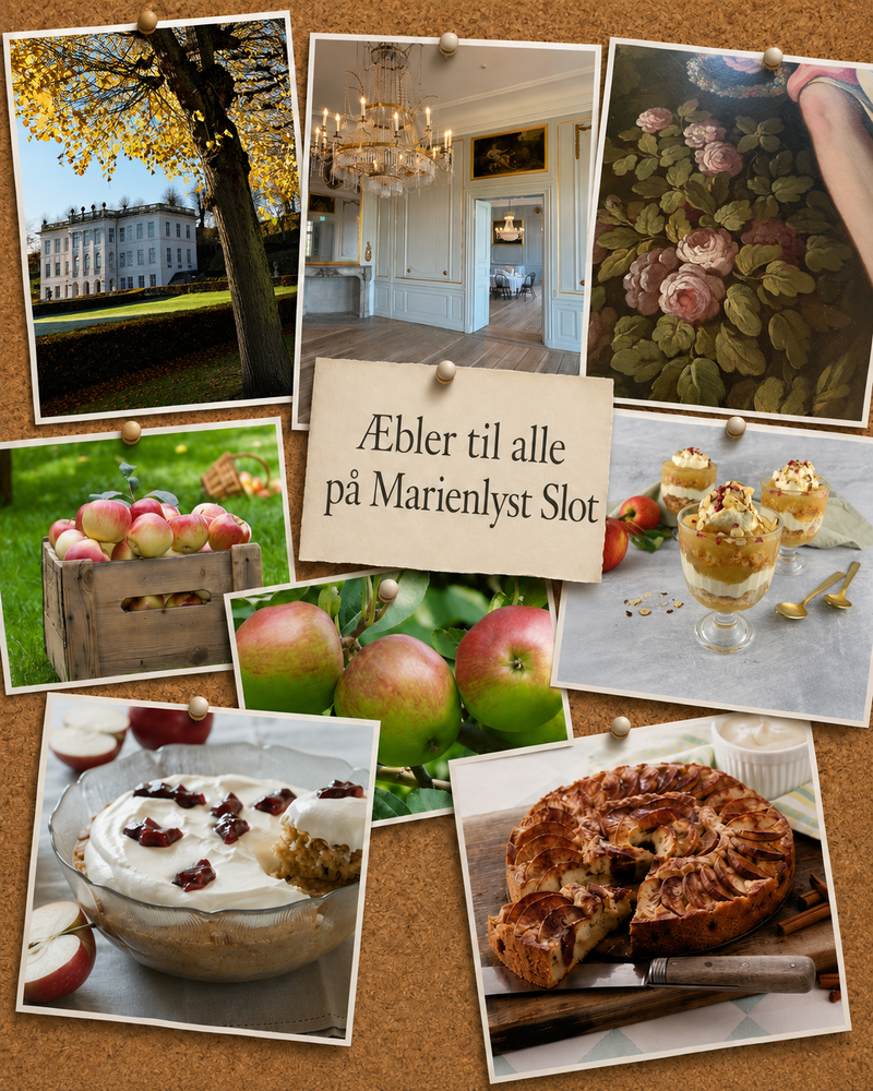 Det store kagebord i Kongens værelser søndag 27. september 2026